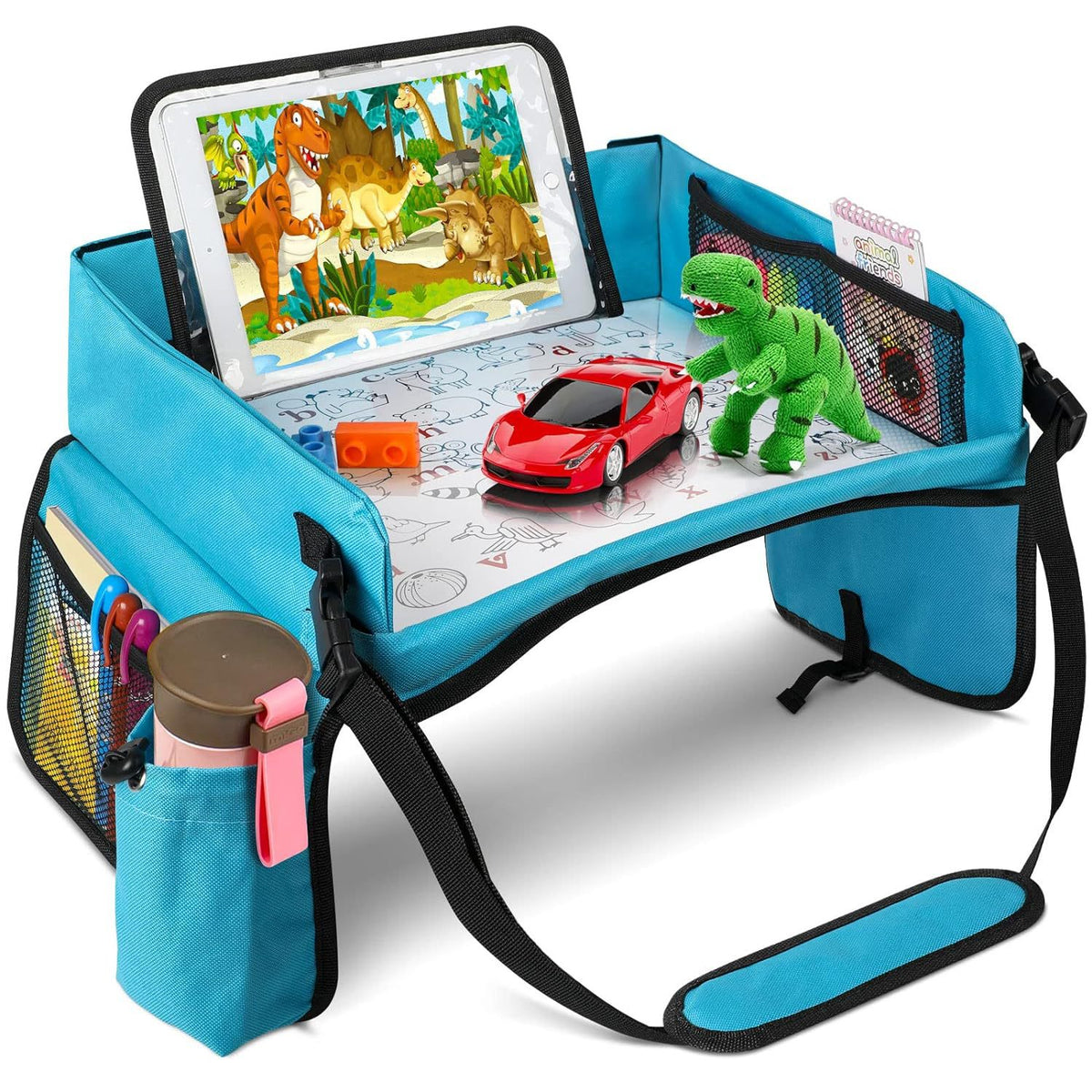 👉 Kids Travel Tray Organizer
